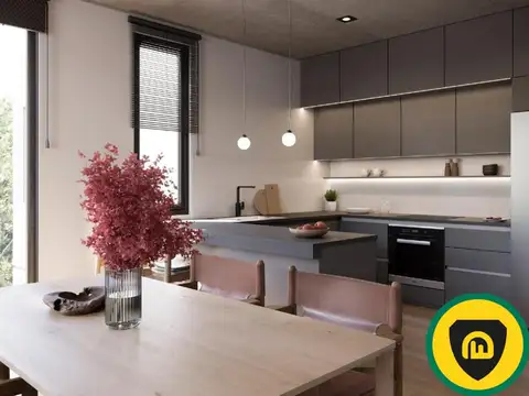 Departamento 2 ambientes con 1 baño