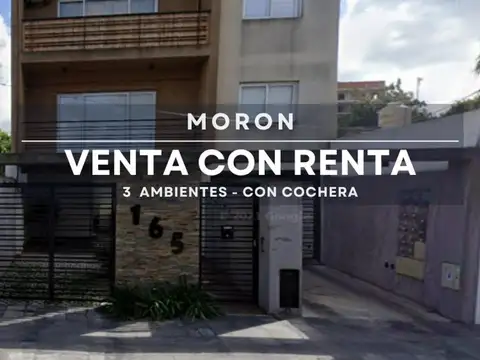VENTA Depto 3 ambientes con cochera en Moron