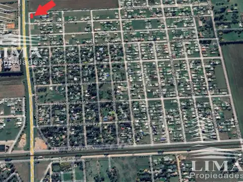 Excelente lote comercial frente a AO12, Nº 142 Barrio Las Acequias. Roldán