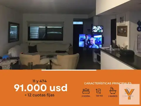 Casa en venta - 3 dormitorios 2 baños - cochera - 120mts2 - City Bell, La Plata [FINANCIADA]