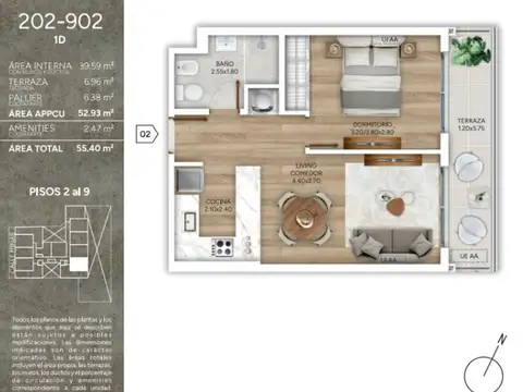 Departamento en Venta en Cordón , USD 119.000