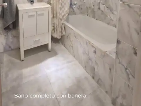 Departamento 2 ambientes con 1 baño