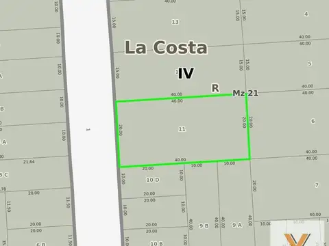 Terreno en venta - 800Mts2 - Las Toninas
