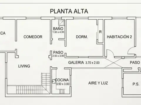 Depto Tipo Casa en Venta de 5 ambientes