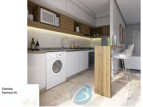 Departamento 2 ambientes con 1 baño