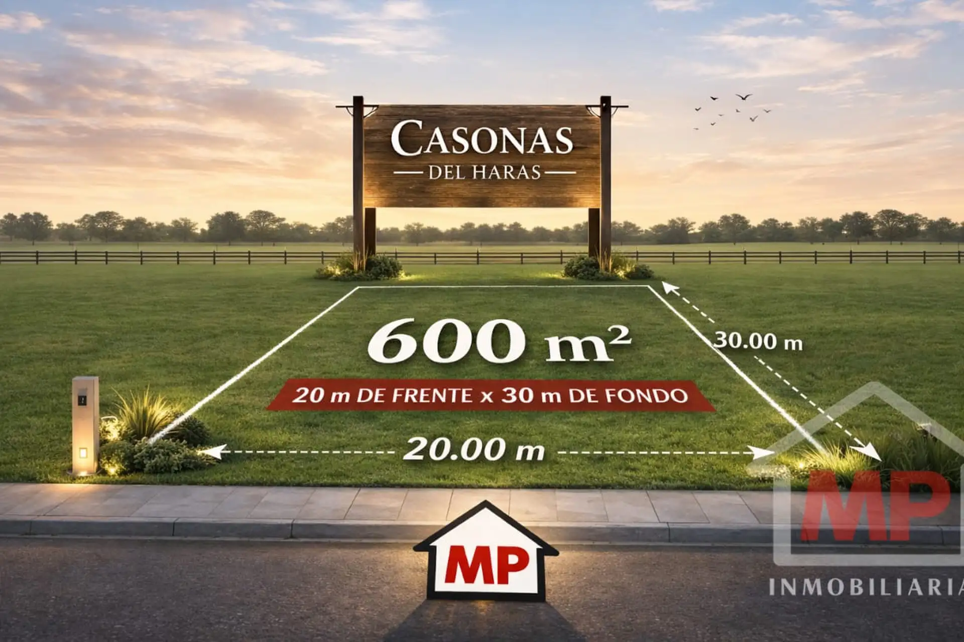 Lote 600m² en Casonas del Haras, listo para construir
