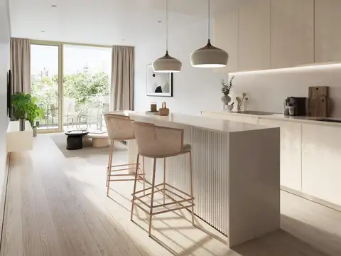 Apto Blanqueo! Venta departamento monoambiente con balcón en Recoleta, en Construcción