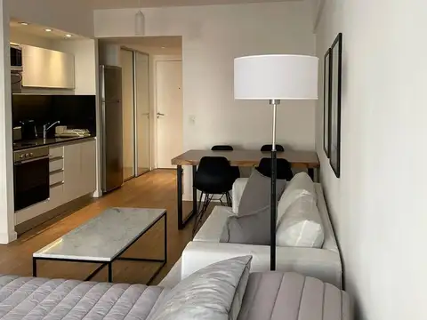 Excelente y amplio monoambiente totalmente amoblado y equipado en Palermo Hollywood con amenities