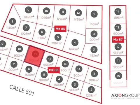 Calle 501 y 133 - LOTE en Altos del 100