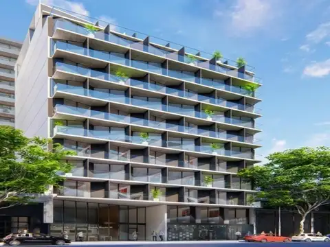 Monoambiente a estrenar con balcón al frente en venta, ubicado en Belgrano.