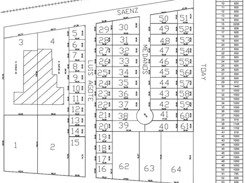 Terreno en Venta de 600,0 m2
