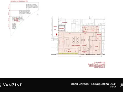 Departamentos de 1, 2 y 3 dormitorios de diseño con amenities en Fisherton