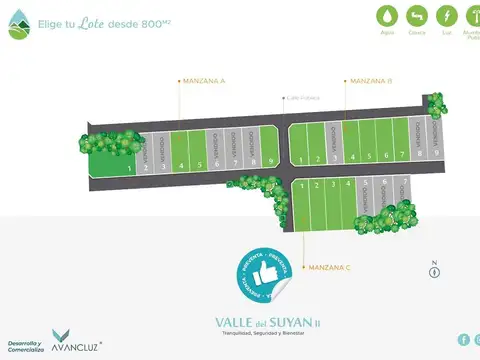 Terreno en Venta en Juana Koslay, USD 50.000