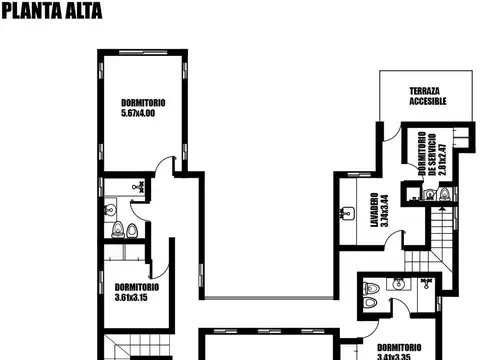 Casa 7 ambientes con 3 baños