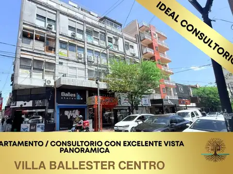 Departamento 5 Ambientes Apto Profesional en el Centro de Villa Ballester