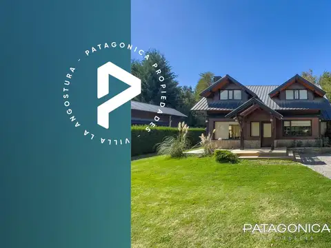 VENTA CASA 148m2 EN LOTE DE 901m2   QUINCHO 50M2. LOMAS DE CORRENTOSO, VILLA LA ANGOSTURA