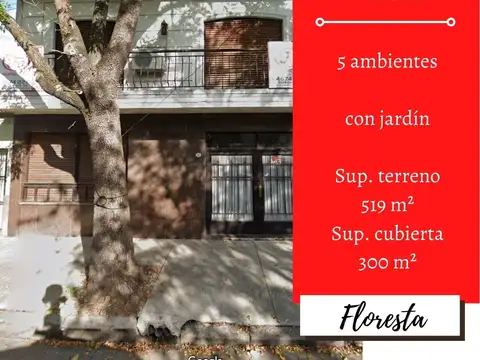 Casa en Venta 5amb con jardin 