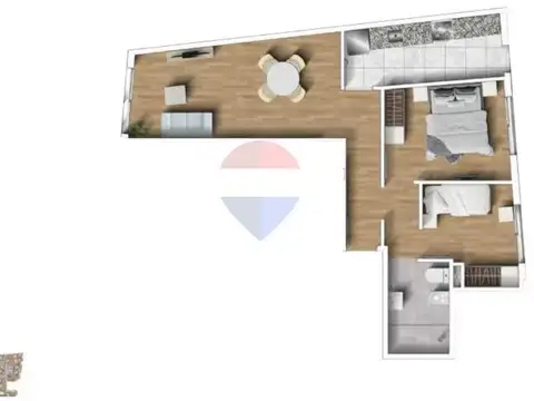 Departamento en Venta con 1 cocheras