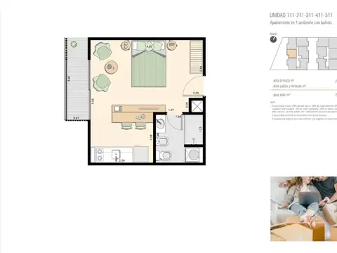 Departamento en Alquiler 1 año