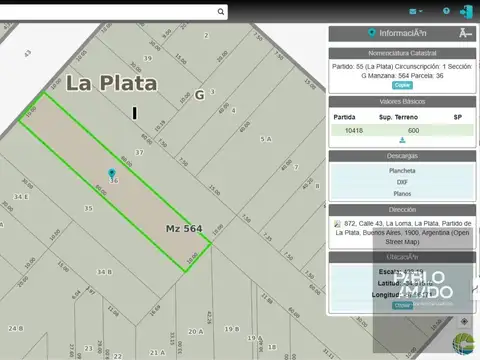 Terreno en Venta en Microcentro, USD 300.000