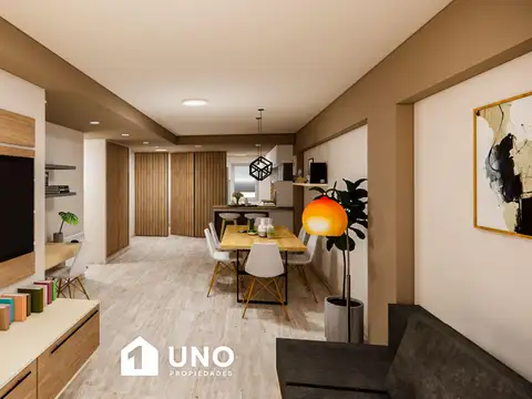 Departamento en Venta de 1 dormitorio