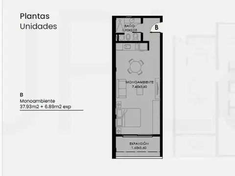 VENTA/AMPLIO MONOAMBIENTE/SERVICIOS/ Bo. S.MARTIN