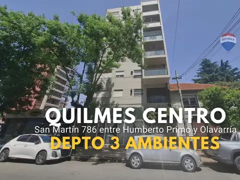 San Martin 786, Quilmes  Centro Depto 3 ambientes