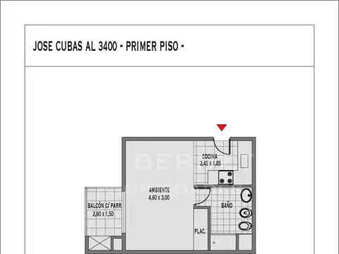 Departamento en Alquiler en Villa Devoto, $ 650.000