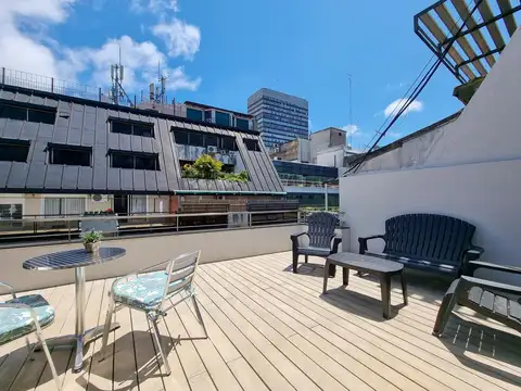 Departamento en alquiler amoblado con expensas incluidas y balcón terraza