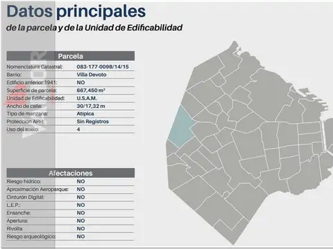 Terreno en Venta de 667,0 m2