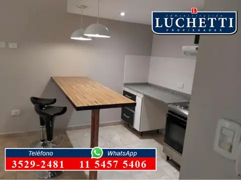 Departamento 2 ambientes con 1 baño
