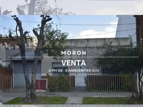 Multifamiliar 2 PH de 3 ambientes en Moron.