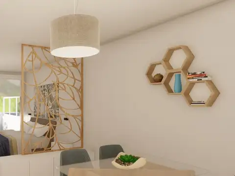 Departamento 3 ambientes con 2 baños