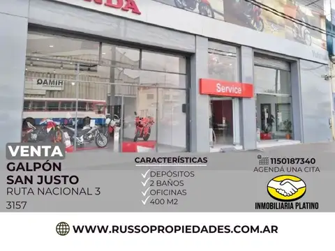 Venta Galpon San Justo