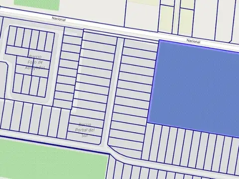 Venta terreno en portal del sur san juan 809 m²