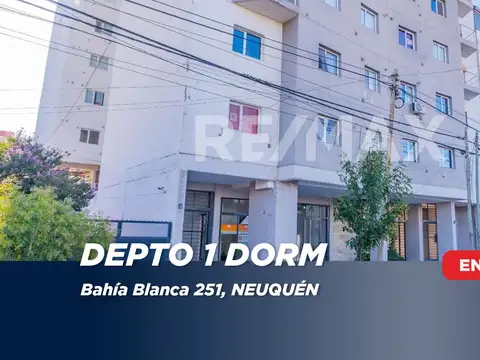 Alquiler departamento 1 dormitorio, con cochera.