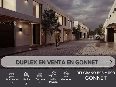 Venta de duplex Gonnet