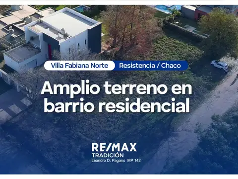 VENTA Terreno Villa Fabiana Norte 1000 m2