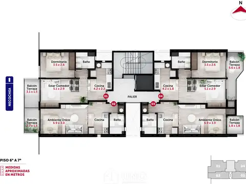 Departamento en Venta en Republica De La Sexta, USD 99.175