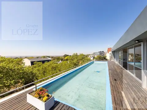 Alquiler Departamento en Duplex de 2 Ambientes en La Lucila - Con Piscina y parrilla Compartida