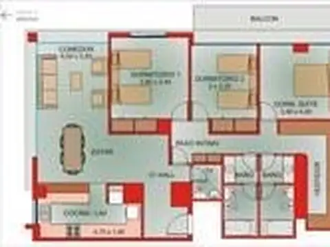 Departamento en Venta de 4 ambientes