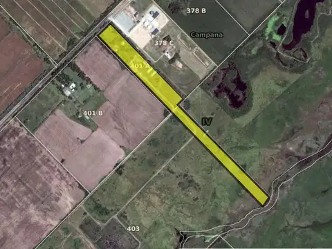 Fracción 5,4 has en Venta en zona Industrial Morejon, Campana