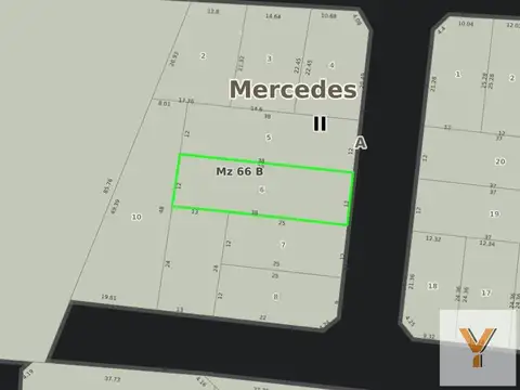 Terreno en Venta en Mercedes, USD 25.000