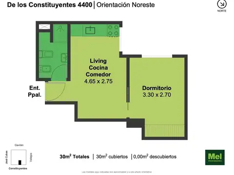 Constituyentes 4400, Piso 3