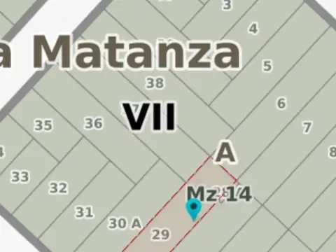 Terreno en Venta en San Justo, USD 84.000