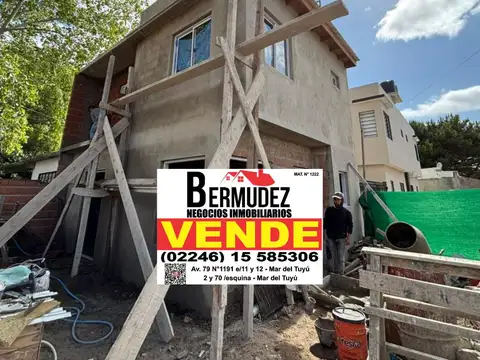 Venta Dúplex 3 Ambientes Calle 6 Entre 67 Y 68 De mar Del Tuyu, En Construcción 