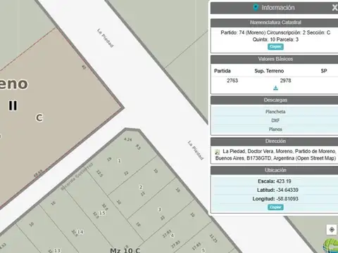 Terreno en Venta en Moreno, USD 100.000