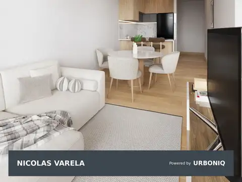 Departamento Monoambiente con 1 baño