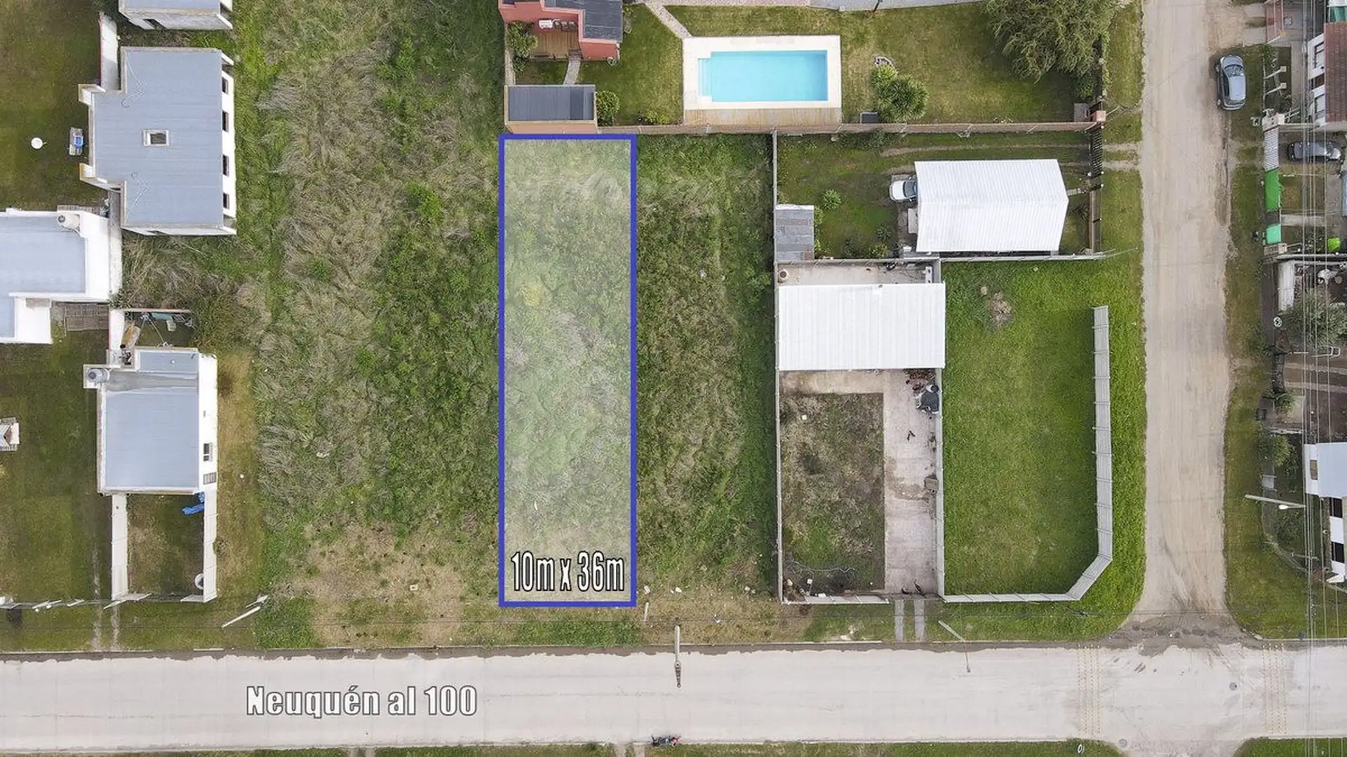 Venta terreno 360m² en zona residencial — San Juan/Tropezón