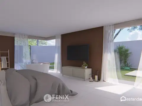 CASA EN VENTA DE 2 DORMITORIOS - BARRIO DEL LAGO (CF1415)